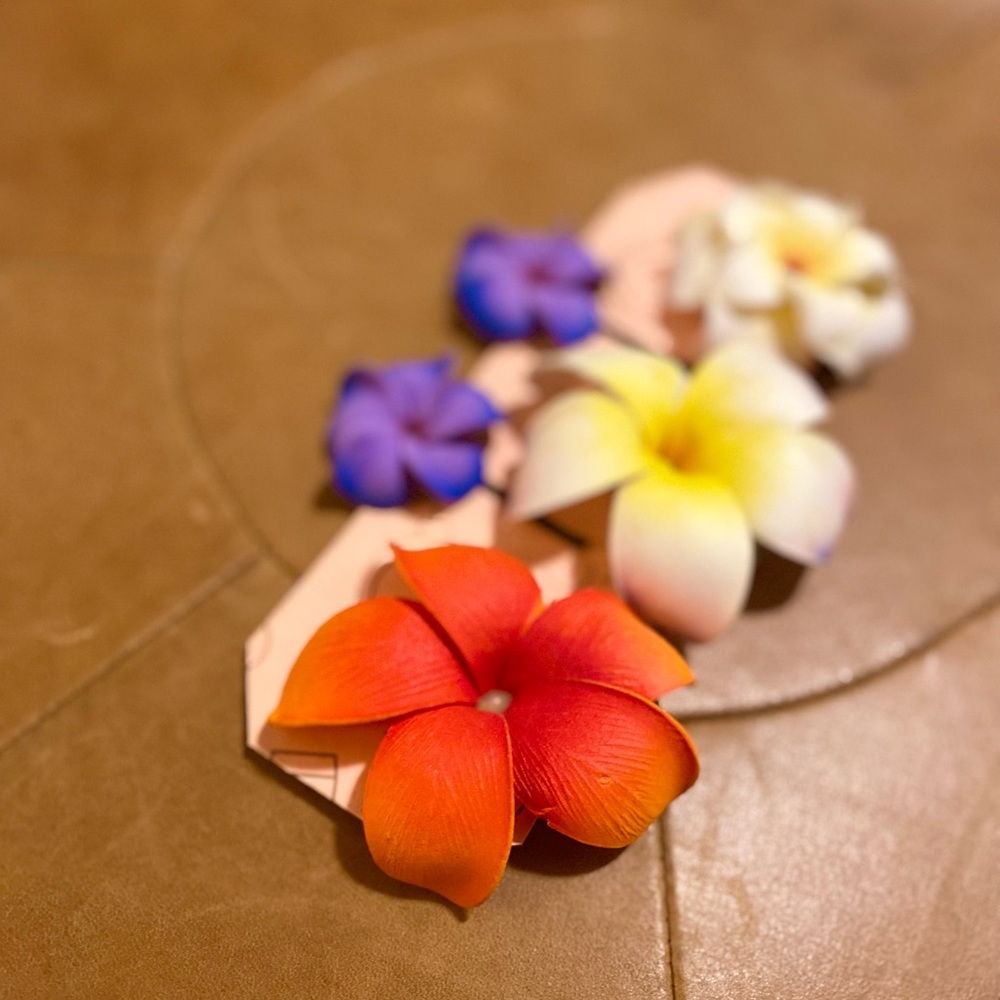 5-pc Foam Hair Flowers